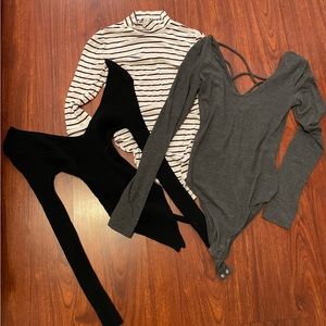 Long sleeve bodysuit bundle
